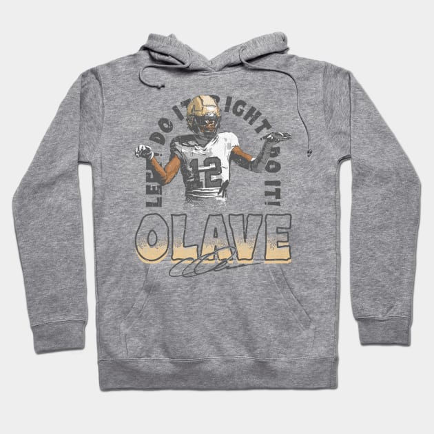 Chris Olave New Orleans Celly Dance Hoodie by ClarityMacaws